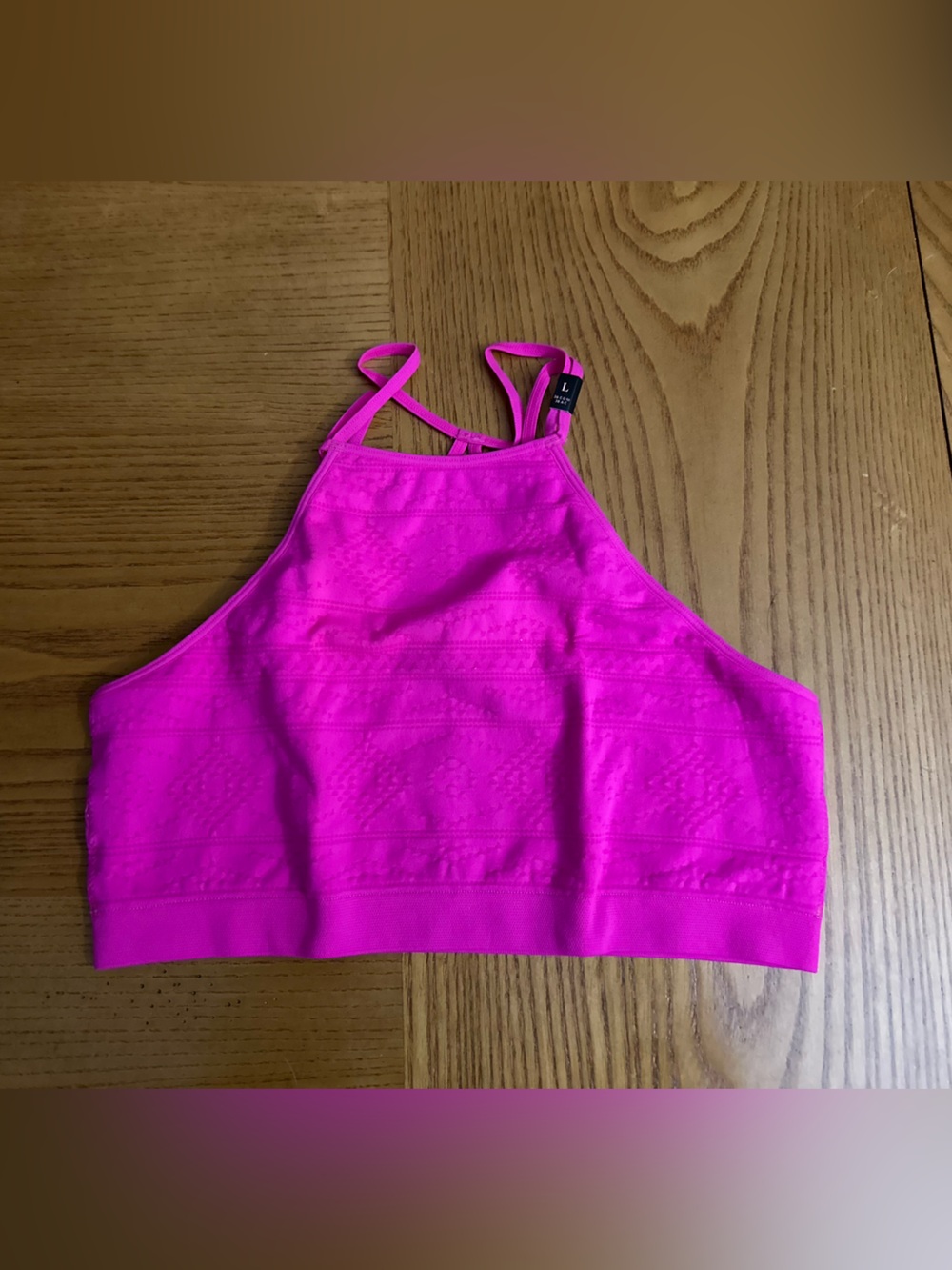 NWT VS Bralette LARGE HOT PINK